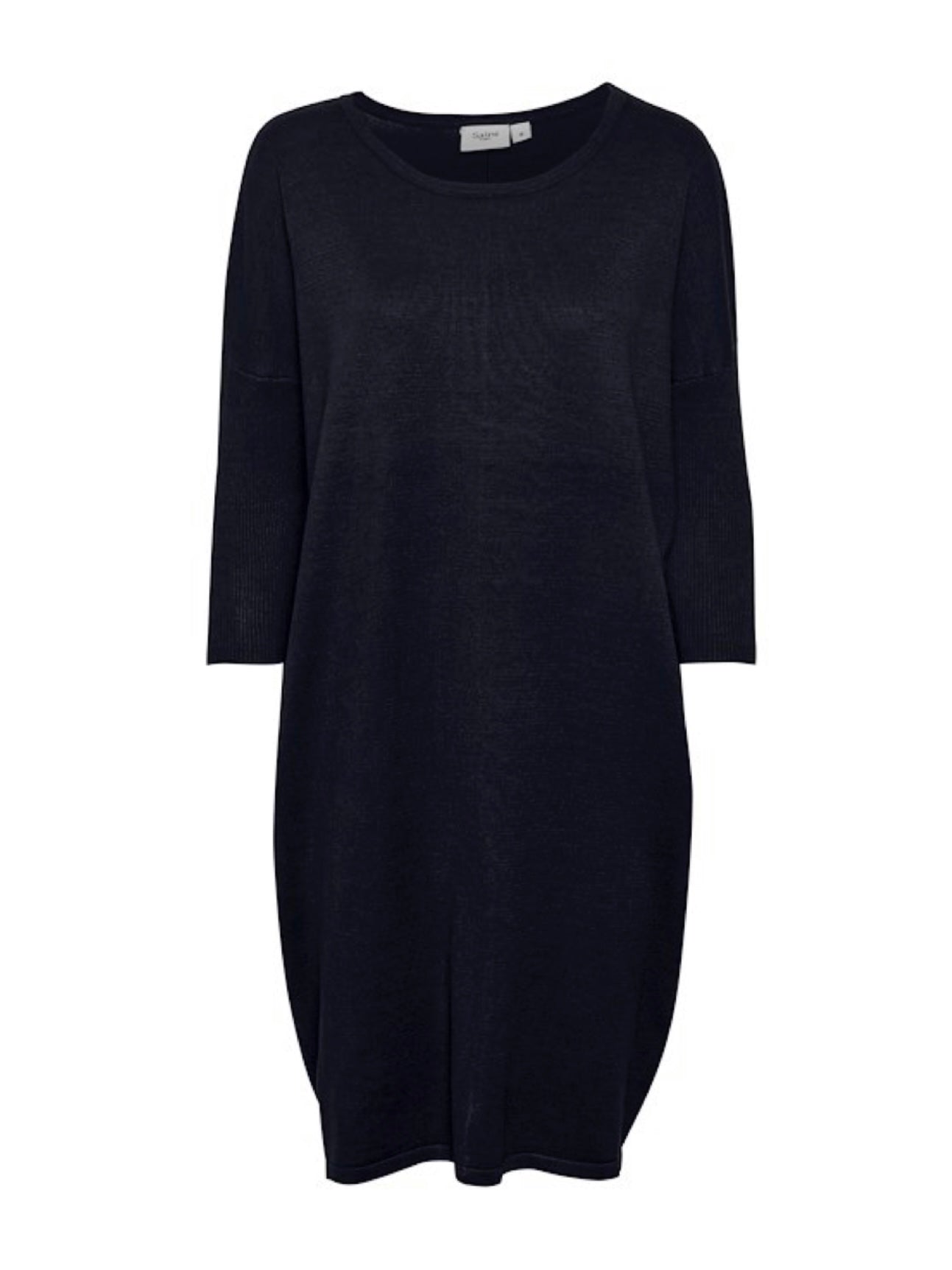 Strickkleid Mila mit Rundhalskragen, in mehreren Farben