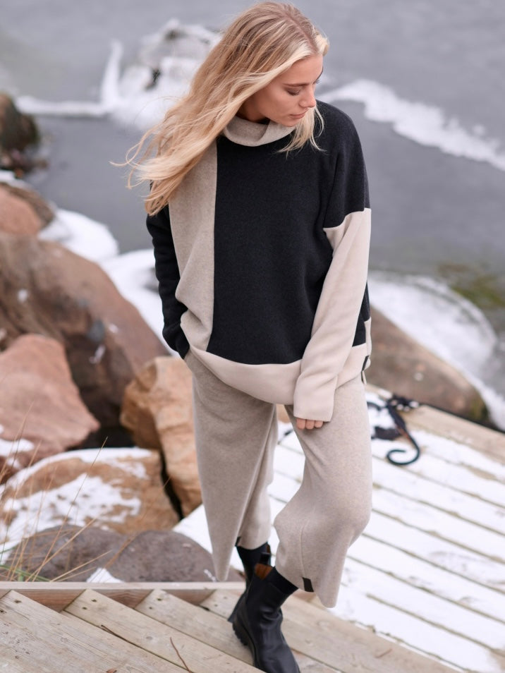 Fleece Hose weit 2115, in mehreren Farben