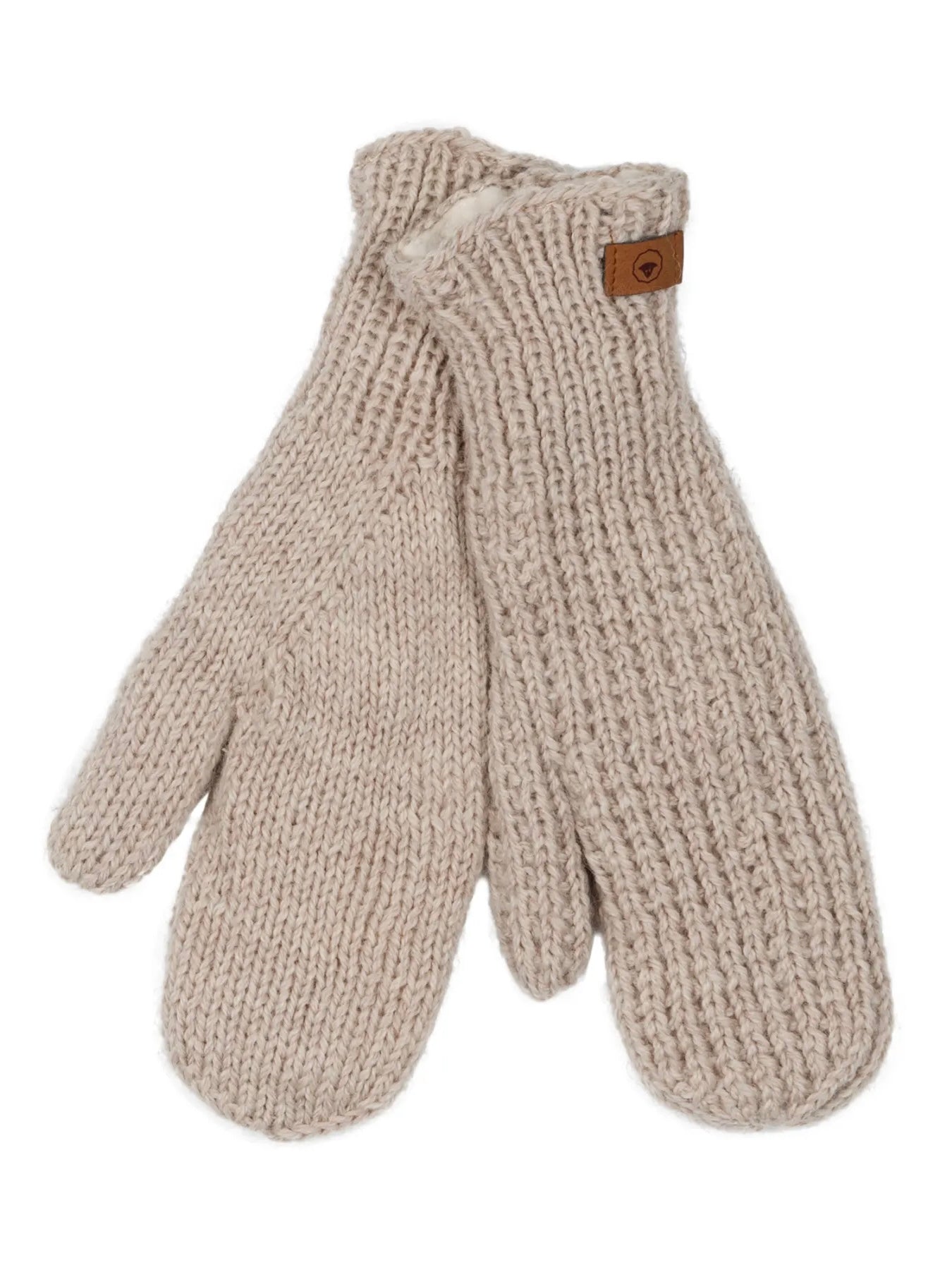 Strickfäustlinge Ulv sand