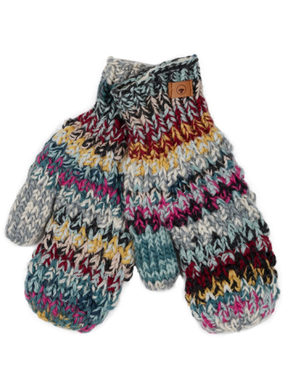 Strickfäustlinge Queen bunt