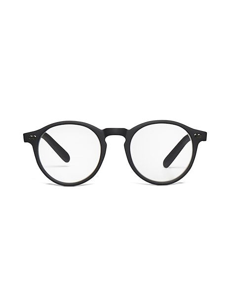 Kaday PW reading glasses, matte black, available in 4 strengths