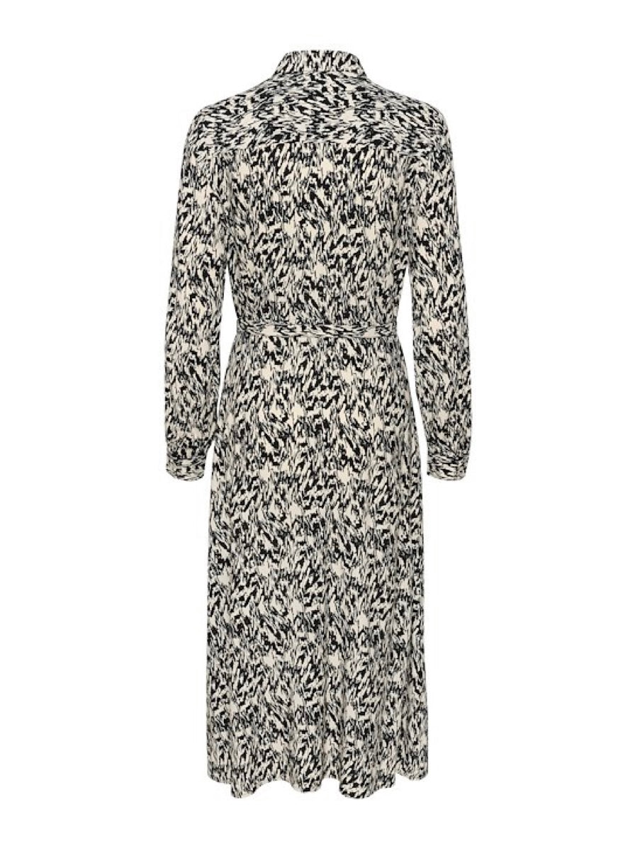 Kleid Shelby PW black texture print