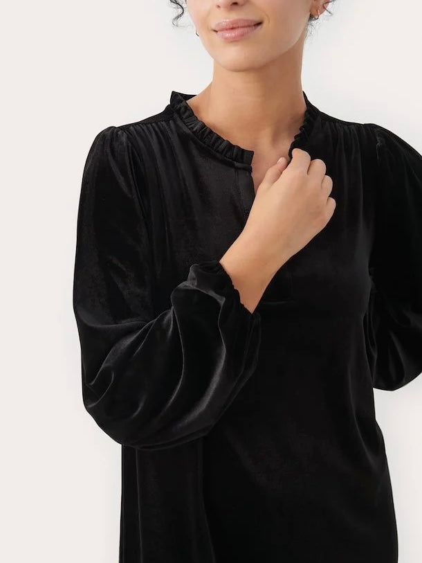 Samtkleid Dritas PW, in 2 Farben