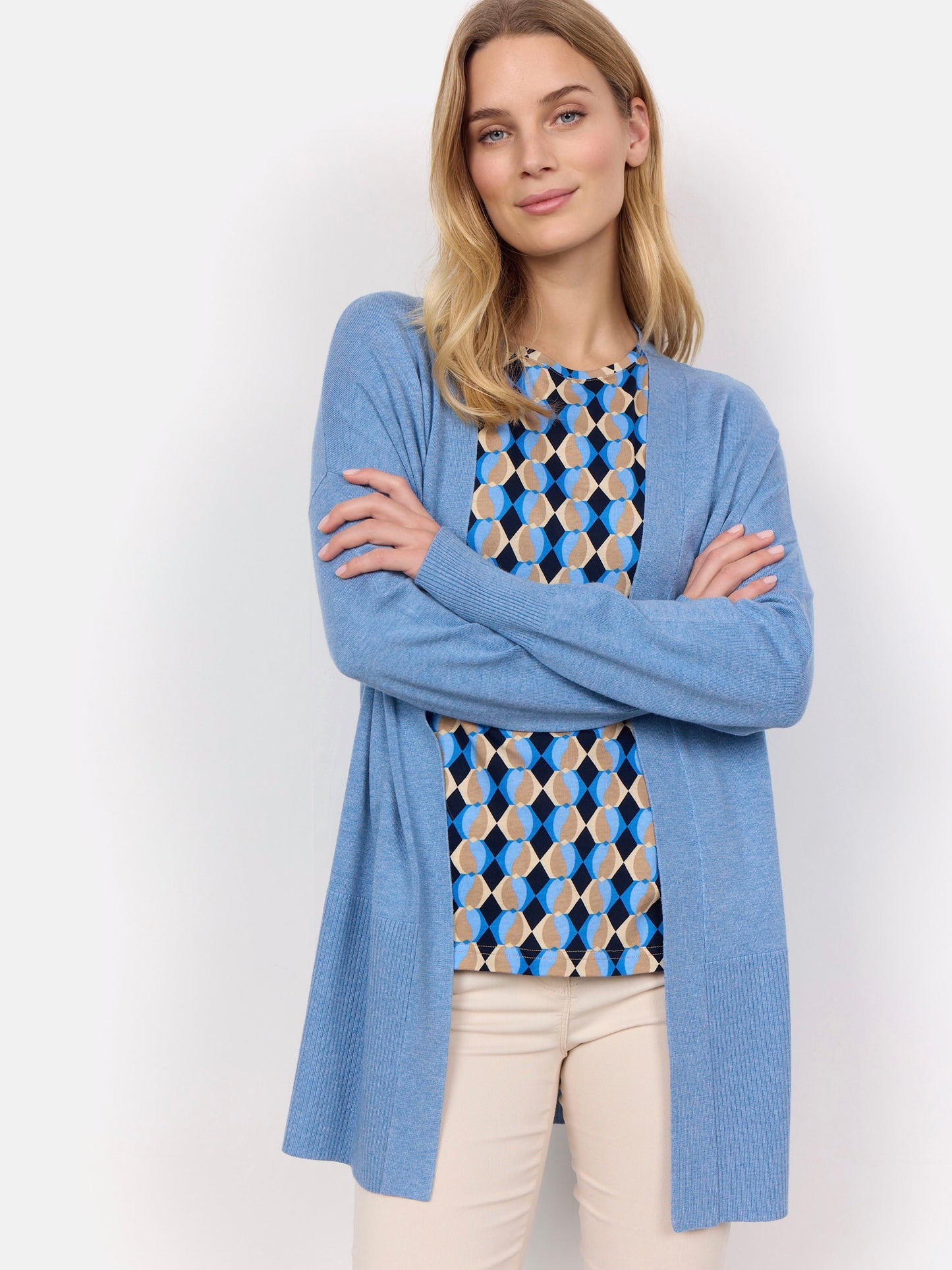 SC-Dollie 523 cardigan, available in several colors