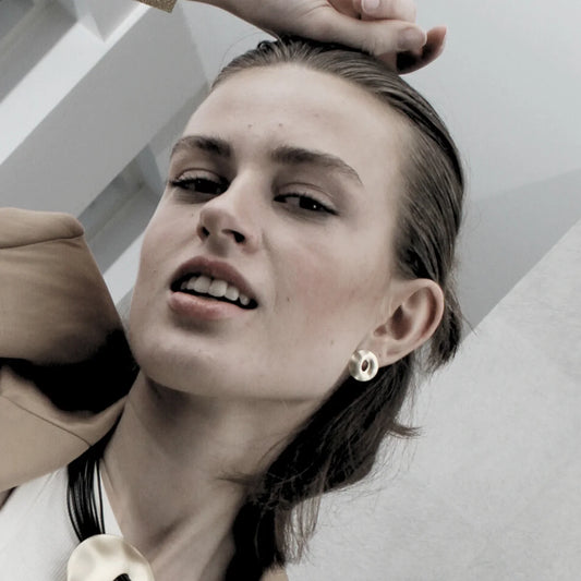 Ohrstecker Nostalgie Donut, in 2 Farben