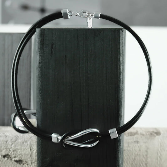 Halskette Nostalgie short mit Knoten Togetherness, in 2 Farben