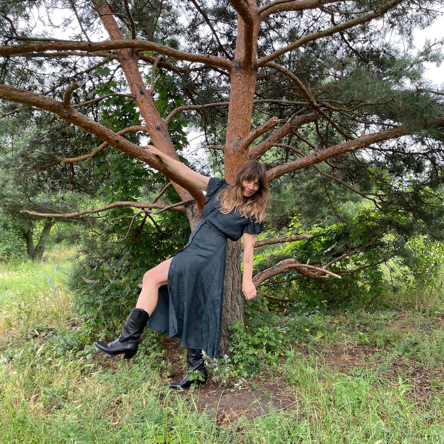 Klassískur kúreki í svörtu