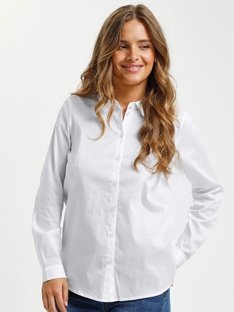 Hemdbluse Scarlet KA weiß