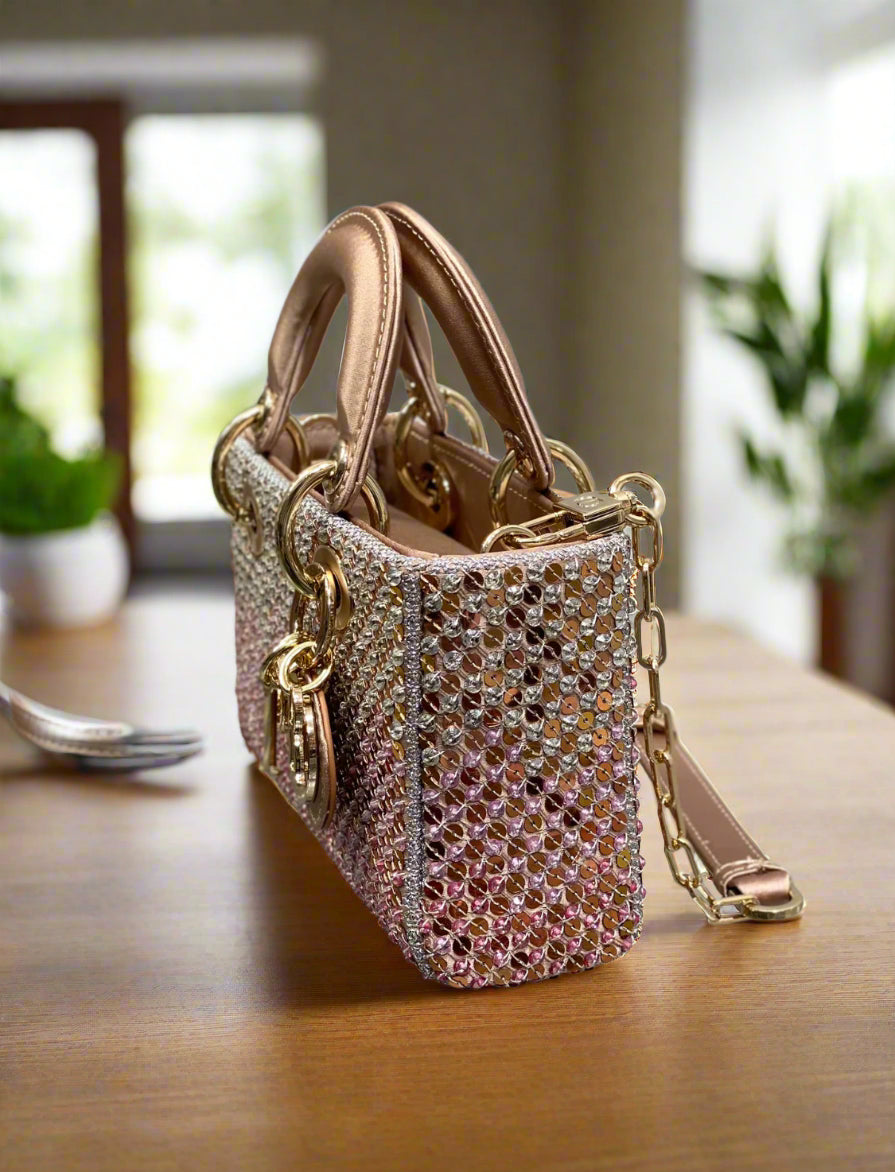 Leður axlartaska frá Christian Dior fyrir konur