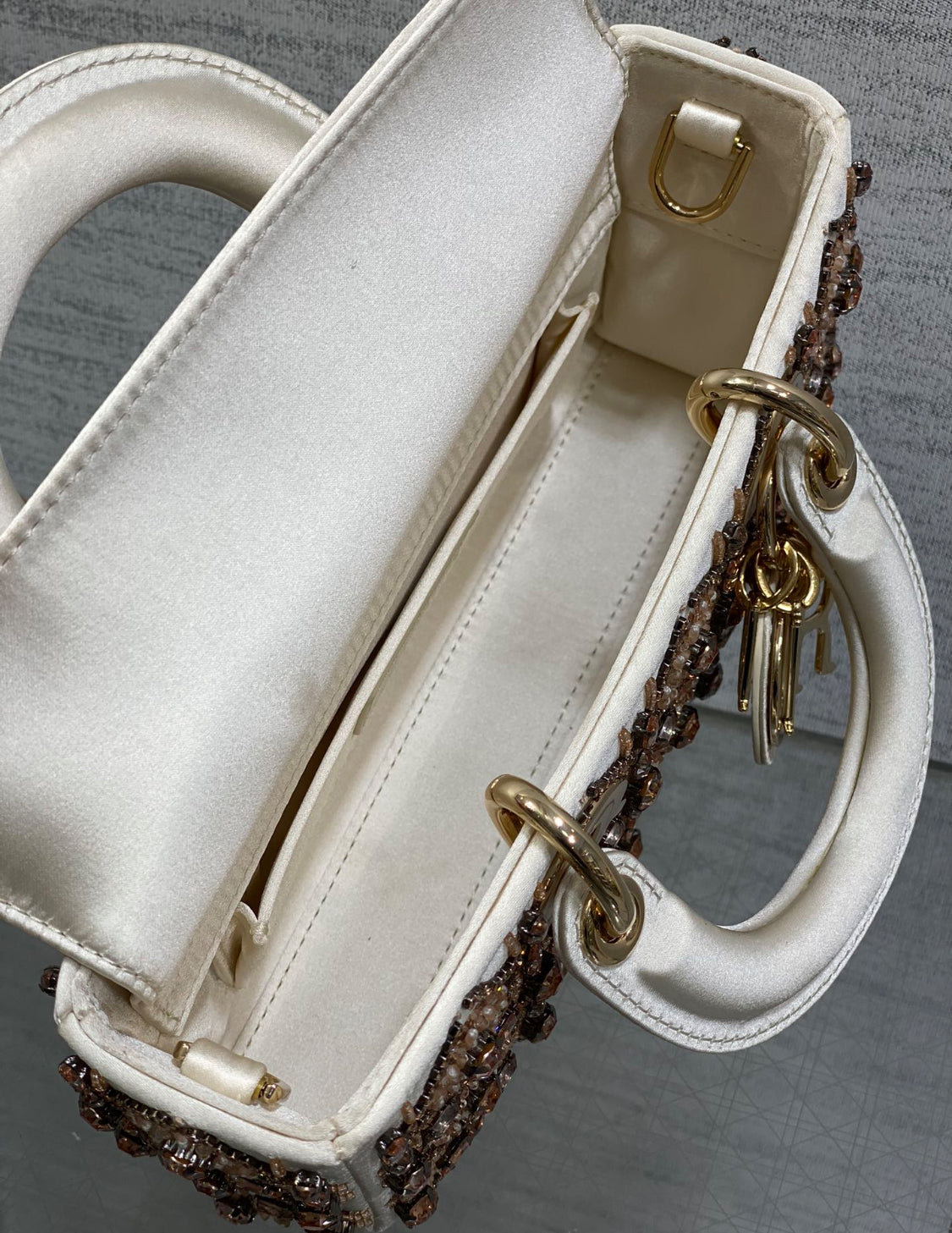 Leður axlartaska frá Christian Dior fyrir konur