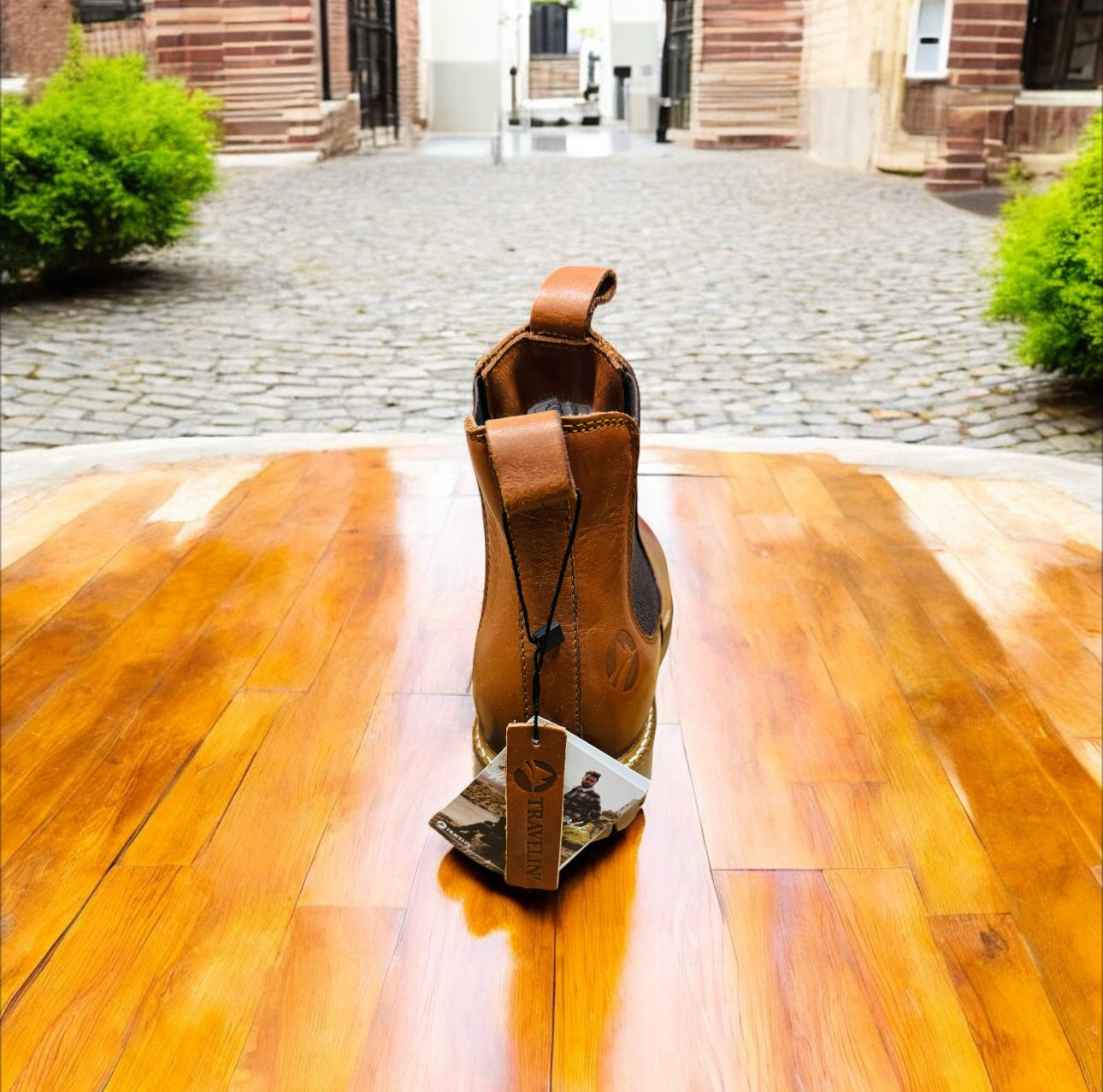 Traveliń Randers women's boots in cognac Manufacturer number: Randers ( last pieces )