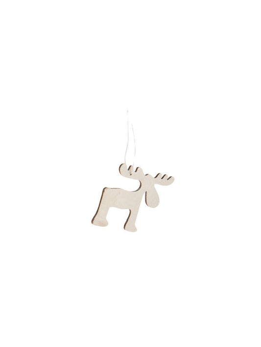 Wooden elk pendant Yngve, in 3 colors