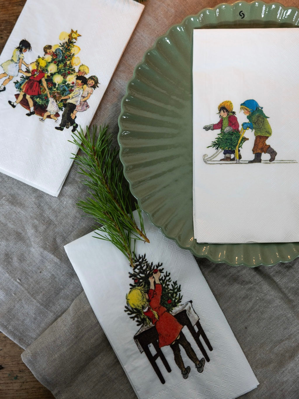 Paper napkins, 16-pack, Barnen i Bullerbyn, in 5 designs