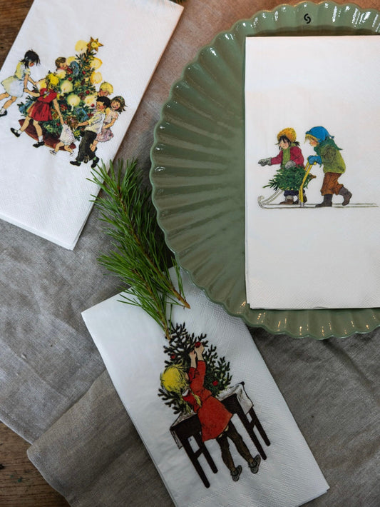Paper napkins, 16-pack, Barnen i Bullerbyn, in 5 designs