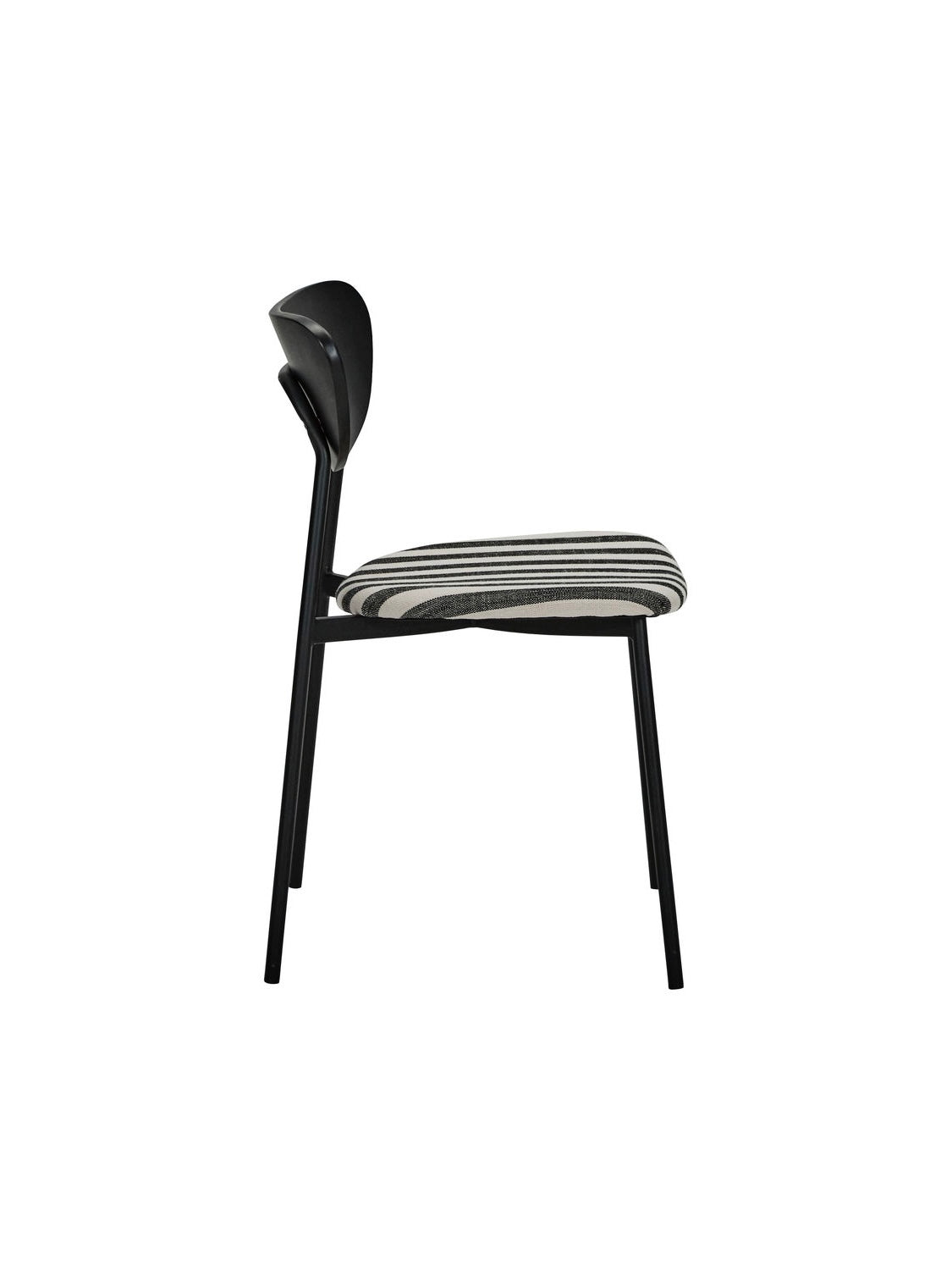 Stuhl HDMust schwarz/weiß gesteift