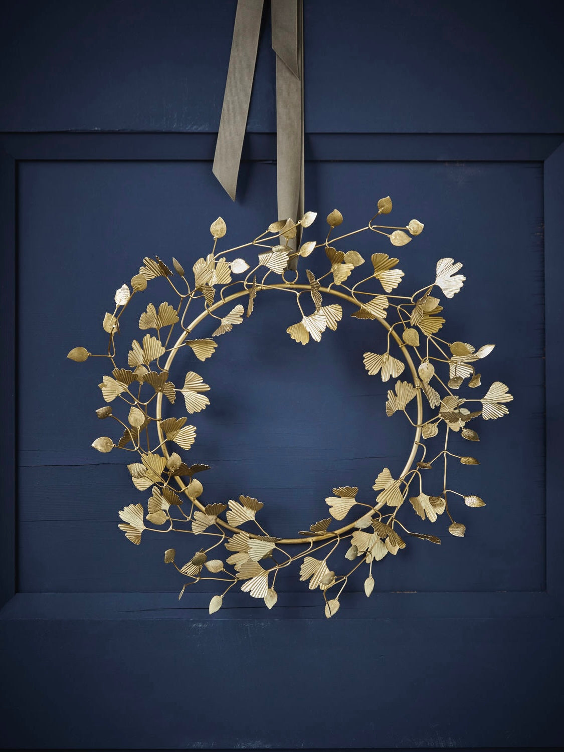wreath HDTwigs brass