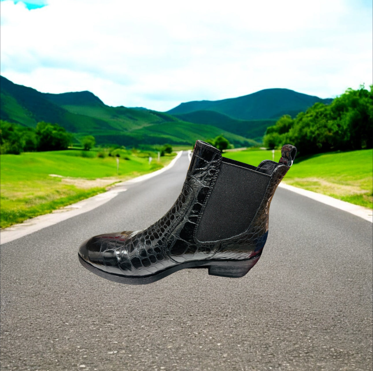 Lazamani Chelsea Damenboots in Schwarz Herstellernummer: 85.645 ( Letzte Stück )