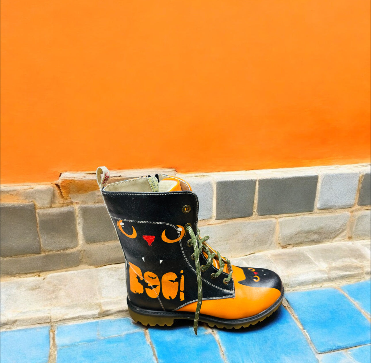 Goby women's boots in orange/black Manufacturer number: WMAT114/39 ( last pieces )