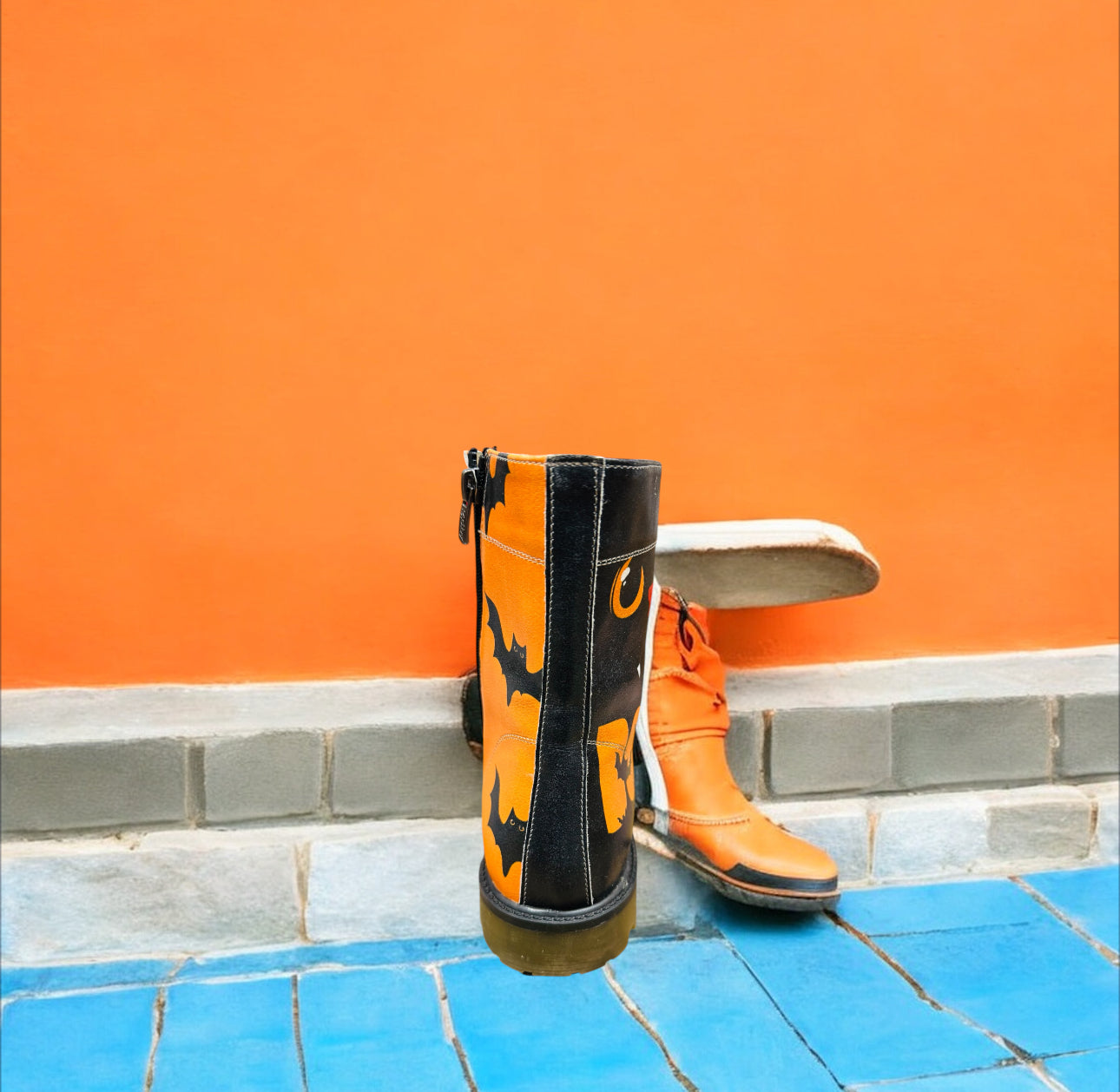 Goby women's boots in orange/black Manufacturer number: WMAT114/39 ( last pieces )