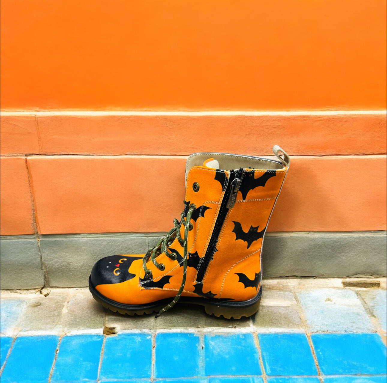 Goby women's boots in orange/black Manufacturer number: WMAT114/39 ( last pieces )