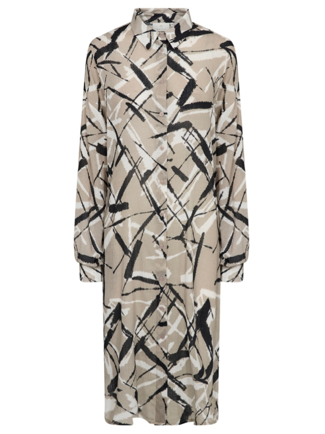 Hemdblusenkleid KAmanilla feather gray/black