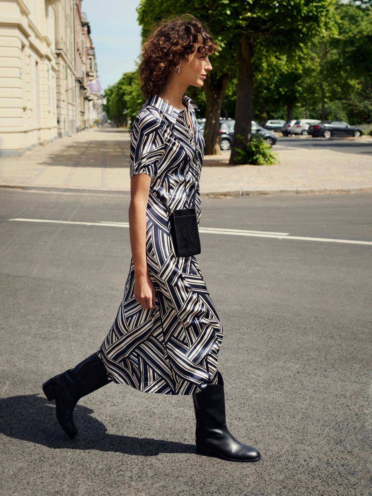 Kleid Nuka PW after midnight graphic print