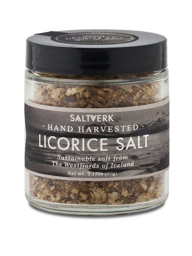 Meersalz mit Lakritzpulver