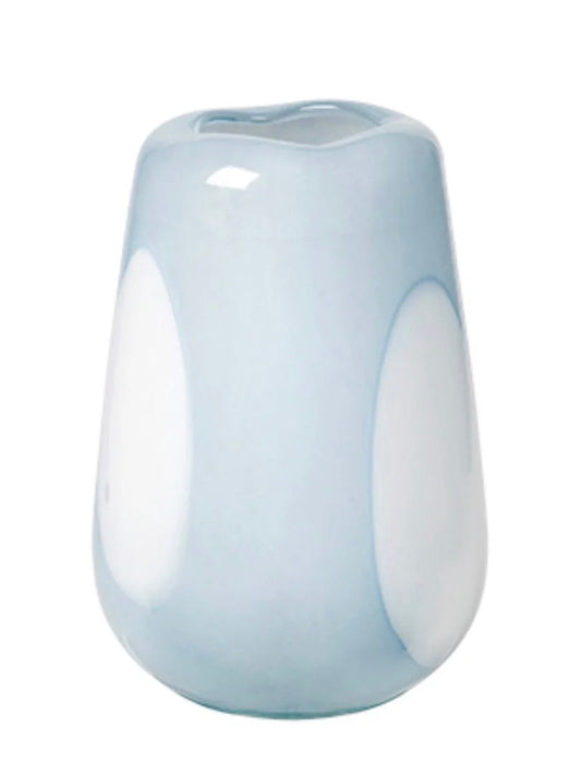 Vase Ada dot hellblau 26cm