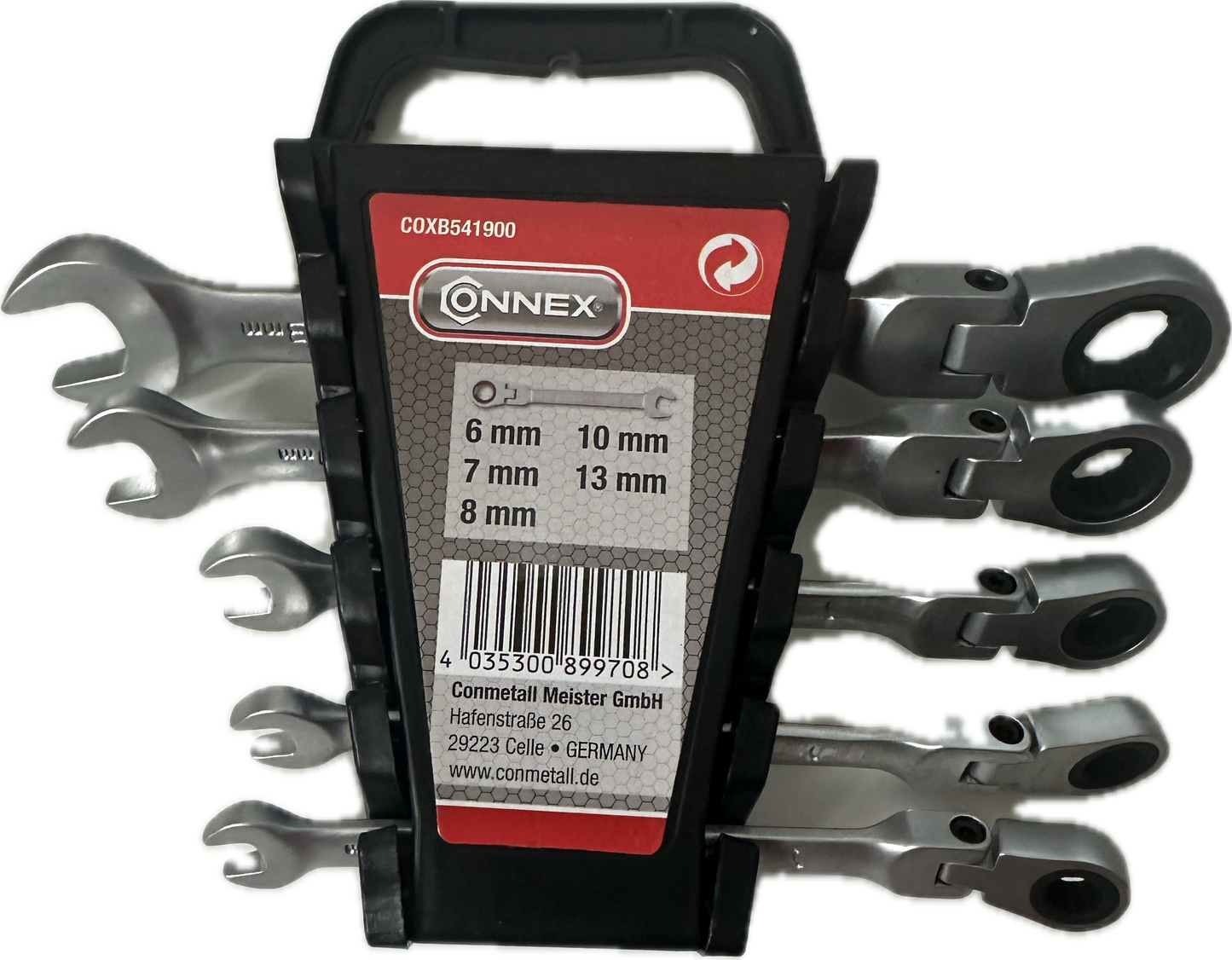 Connex Gelenkratschengabelschlüssel (5-teilig)