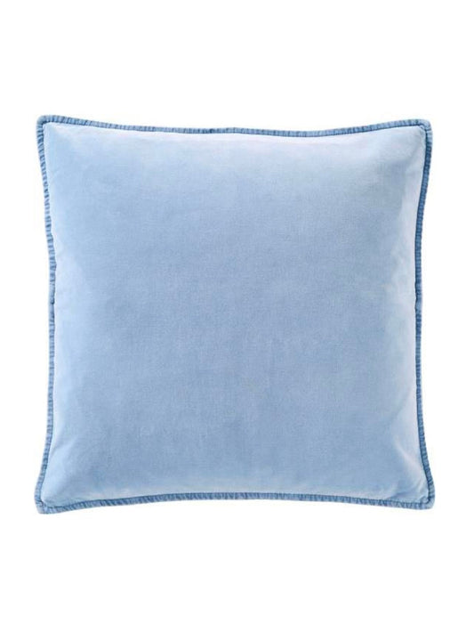 Decorative cushion velor cornflower 52x52cm