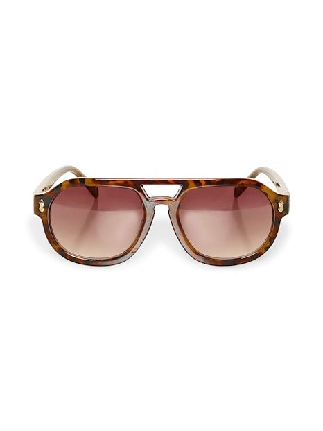 Anell PW horn-look sunglasses