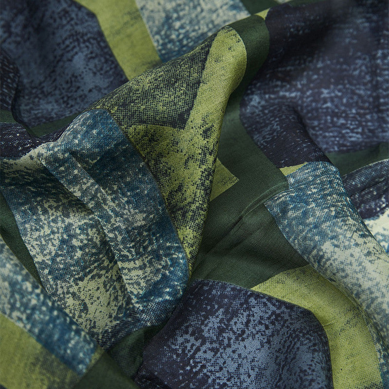 Seidenschal Kaylee blau/grün