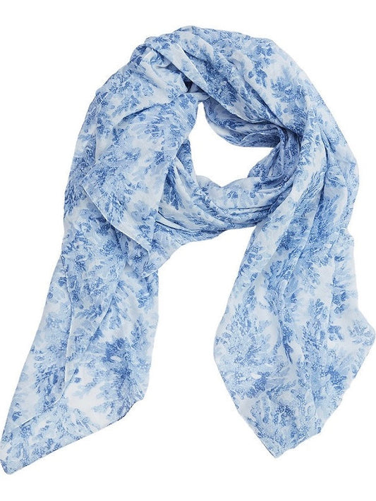 Modeschal Amber hellblau