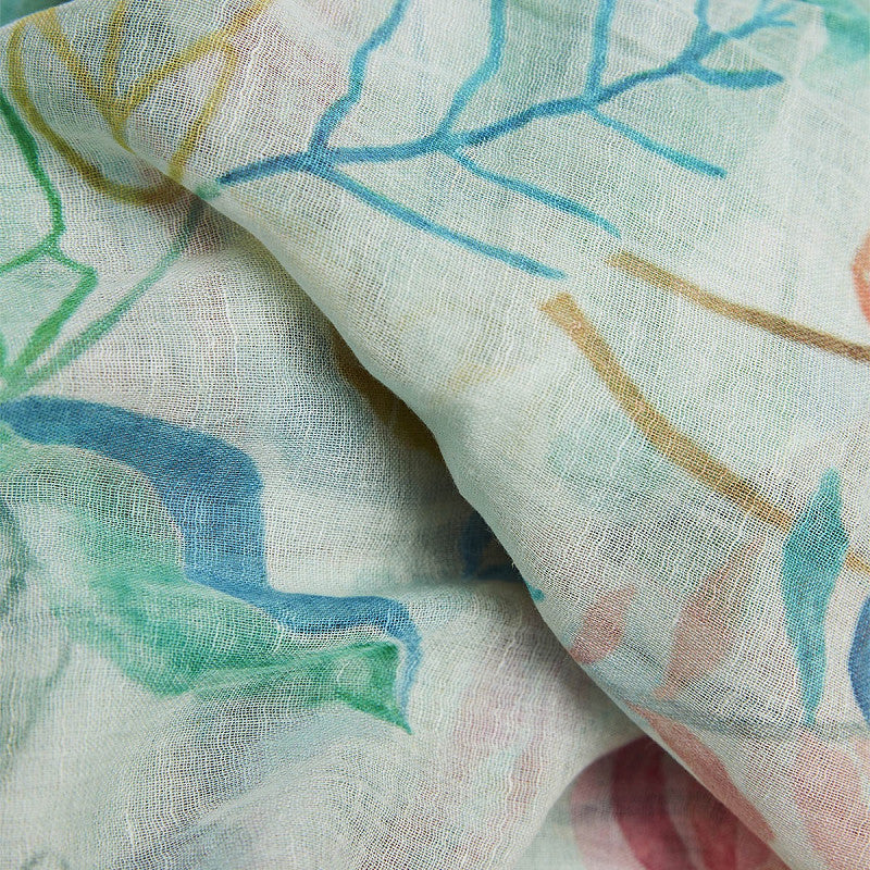 Modeschal Olivia mint/pink