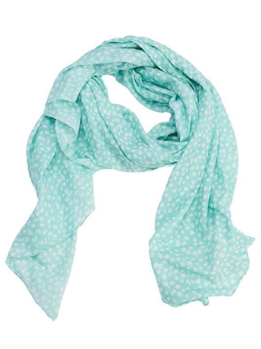 Modeschal June mint Tupfen