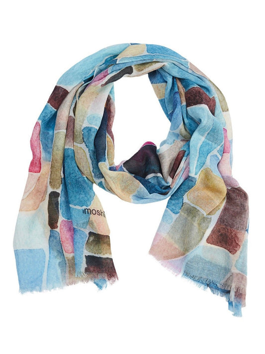 Modeschal Ava blau mix