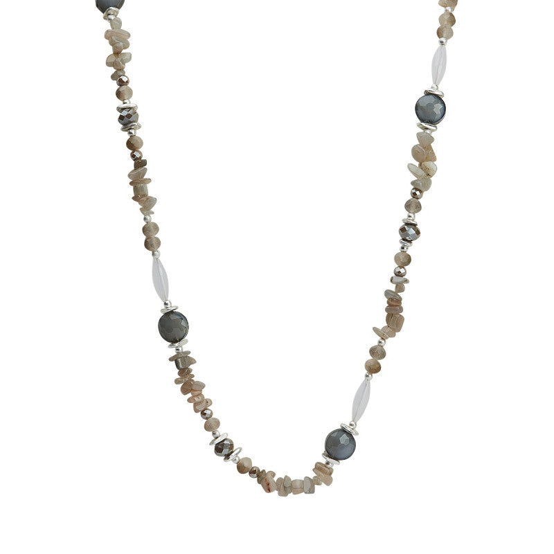 Halskette Julia grau