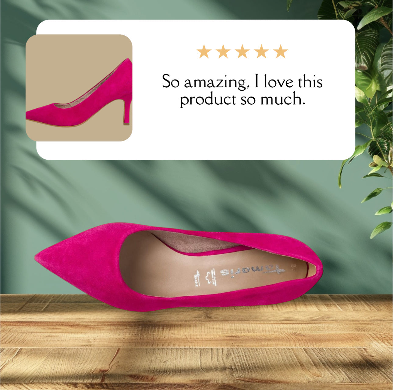 Tamaris Vegan Damen Pumps