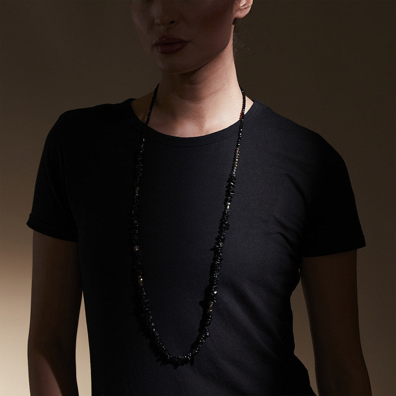 Halskette Irma schwarz