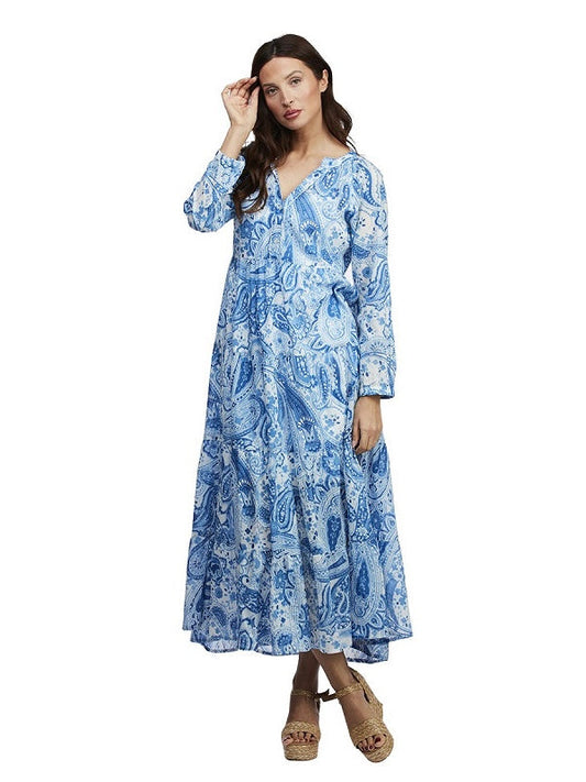 Sommerkleid Lovisa azurblau