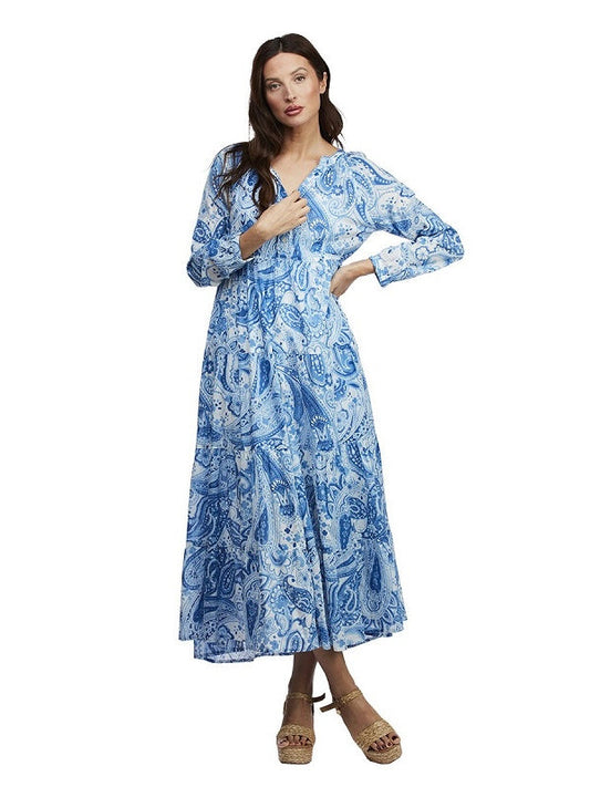 Sommerkleid Lovisa azurblau