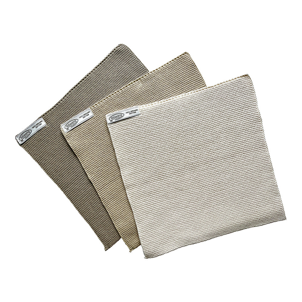 Wischtücher 3er Set helles khaki Kombi