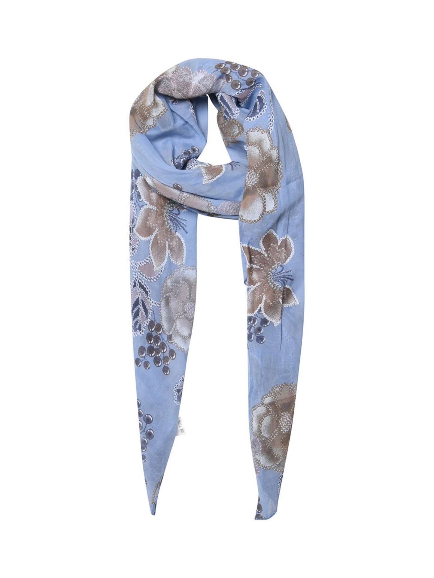 Modeschal Paillette/Flower TT, in 3 Farben