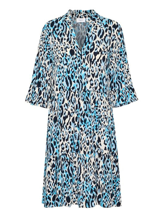 Kleid Eda SZ Blue Animal Print