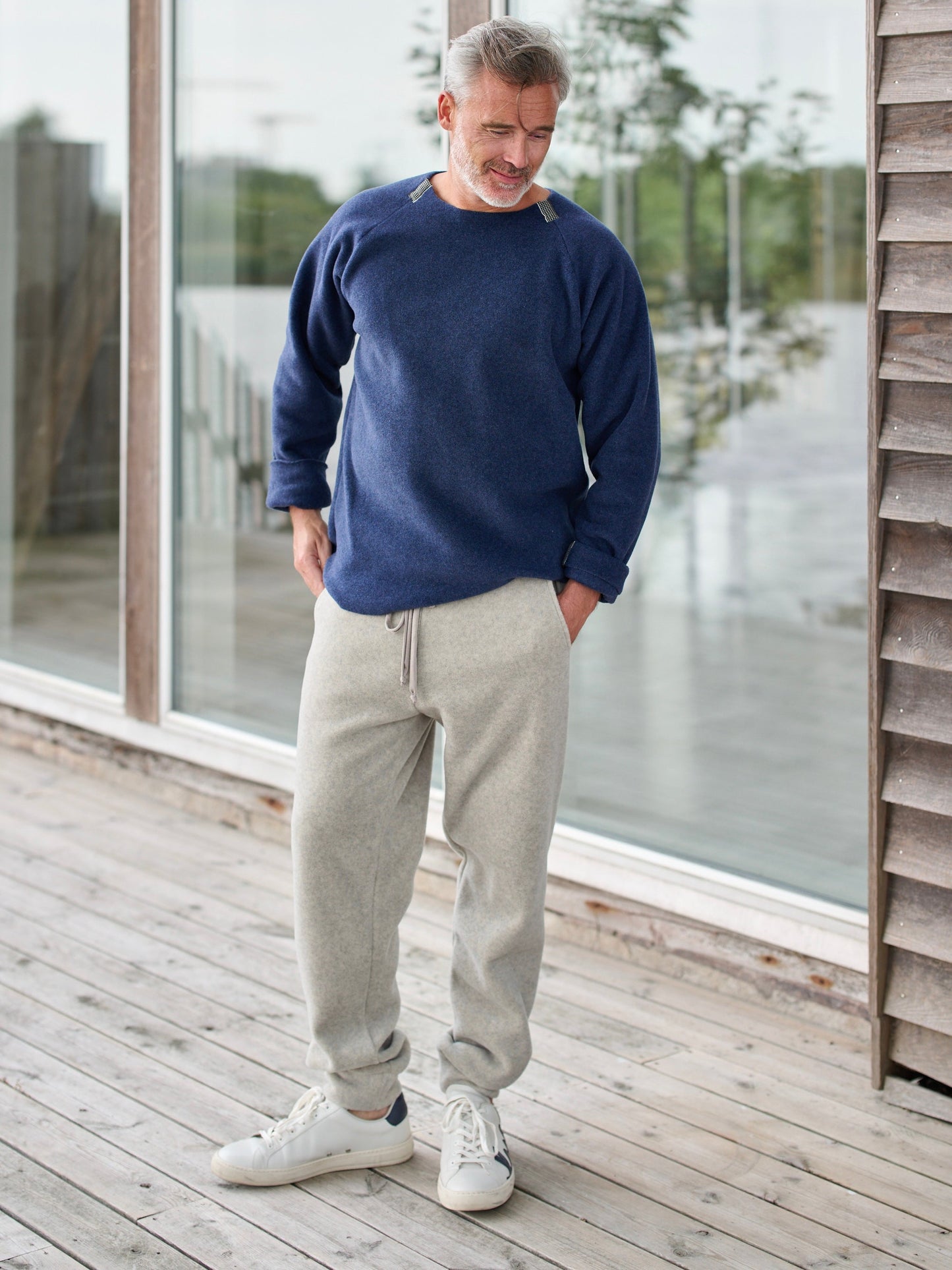 Herren Fleece JOGGING PANTS 1022C, in 4 Farben