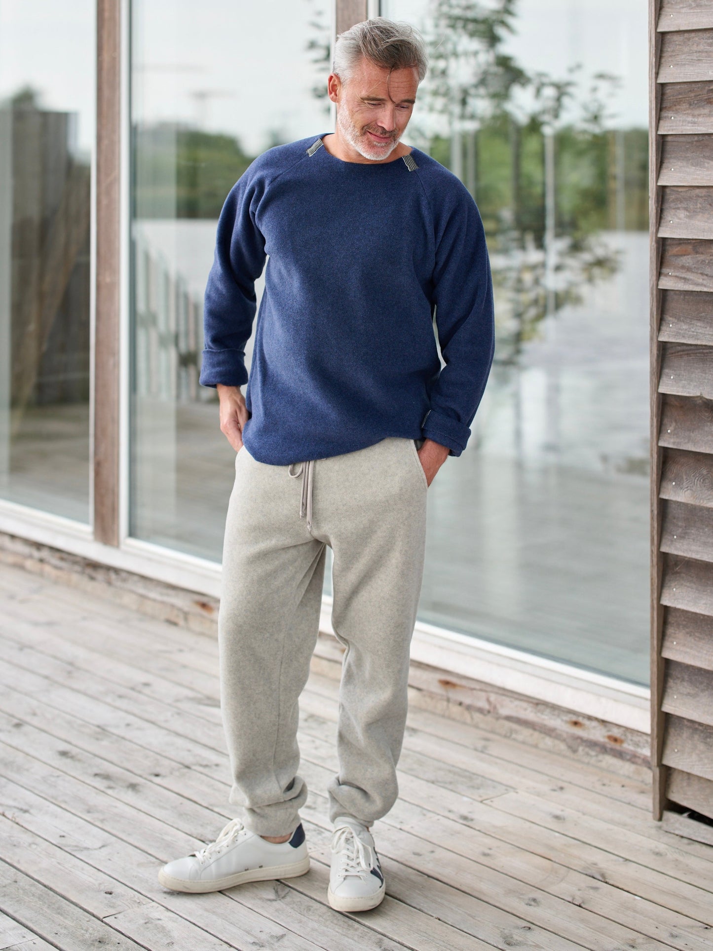 Herren Fleece JOGGING PANTS 1022C, in 4 Farben