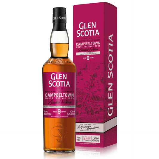 Glen Scotia 9 - Þungt torfkennt Ribera del Duero eftirbragð - Hátíð 2025