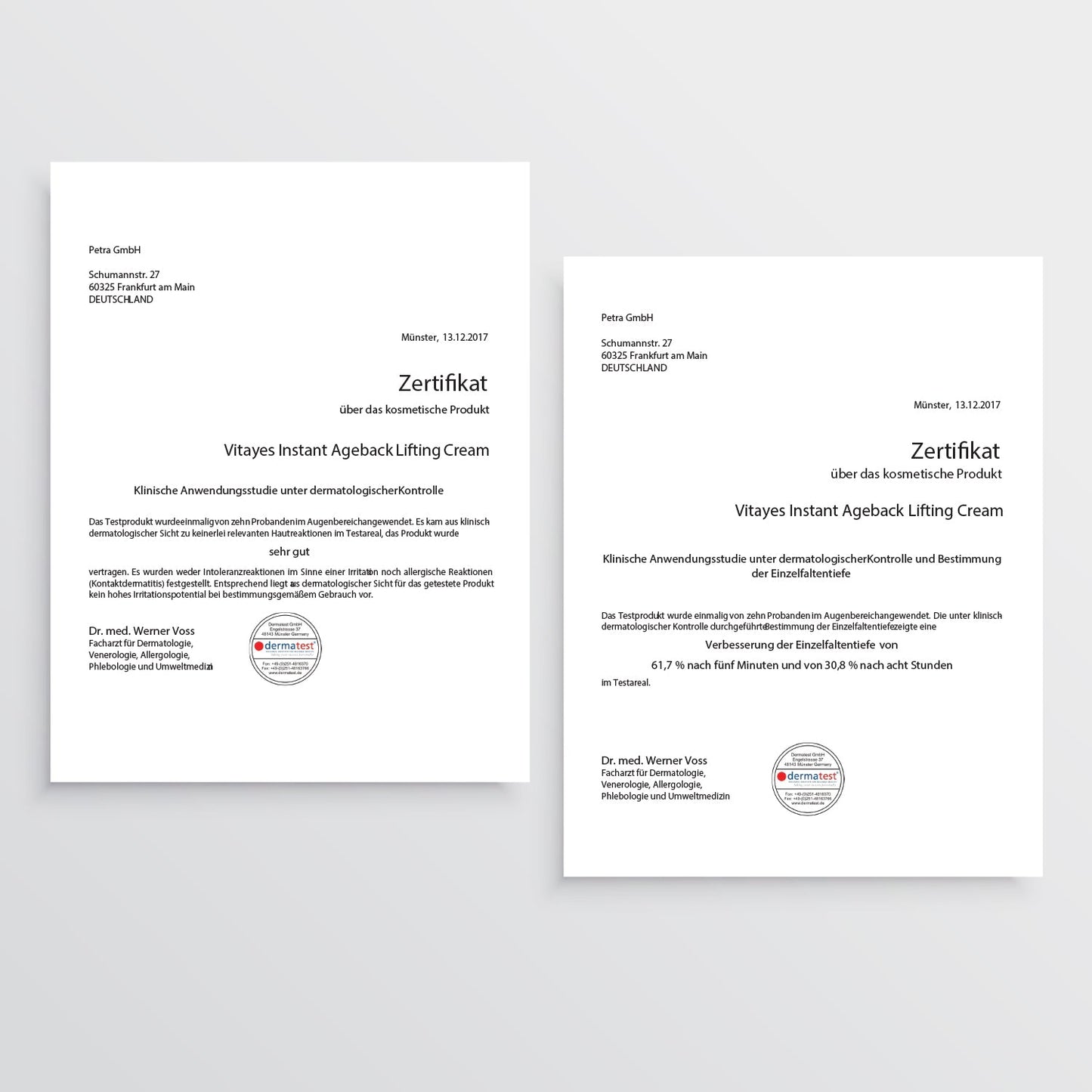 Instant Ageback™ - Lifting-Creme gegen Tränensäcke und Falten - klinisch bestätigt