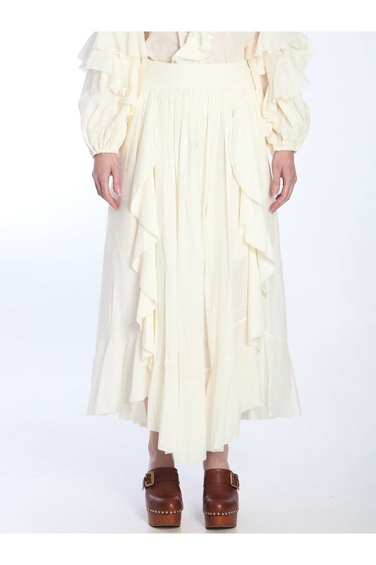 Ivory Maxi Skirt