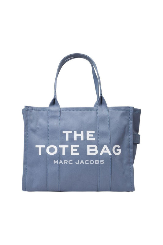 The Large Tote Bag in blauem Canvas